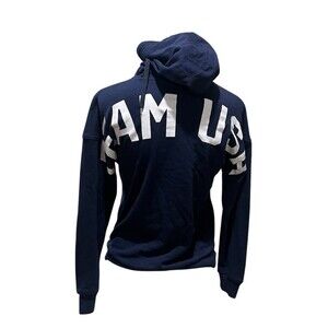Team USA Hoodie Womens Small Navy Blue Full Zip Olympic Logo Sweatshirt
